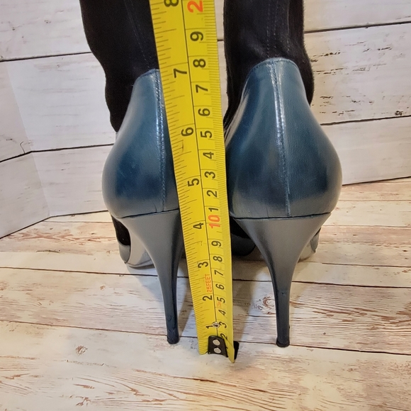 Miu Miu blue & black sock boots - Picture 8 of 15